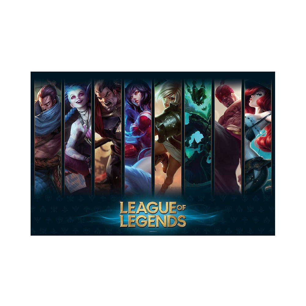 League of Legends Campeões de cartazes