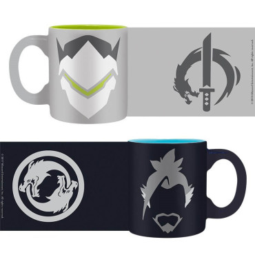 Conjunto de 2 mini canecas Overwatch