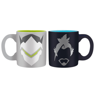 Conjunto de 2 mini canecas Overwatch