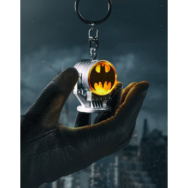 Chaveiro Batman 3D Bat Signal com luz