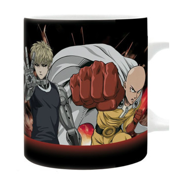 Caneca One Punch Saitama & Genos