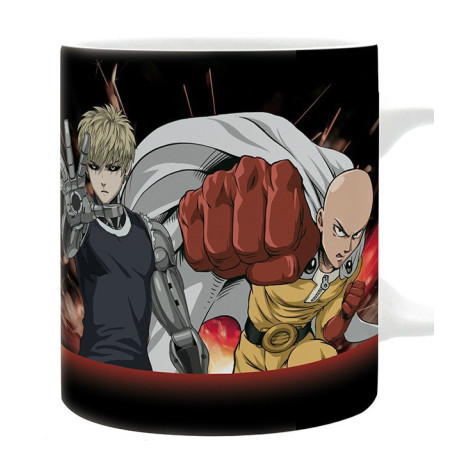 Caneca One Punch Saitama & Genos