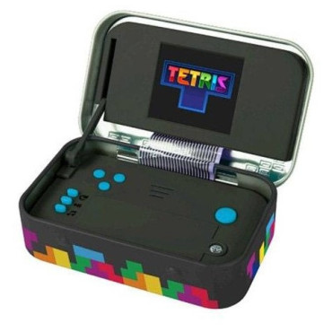 Retrogaming Mini Consola Tetris numa lata