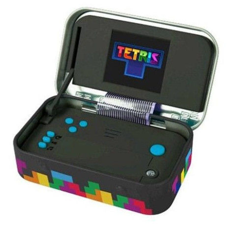 Retrogaming Mini Consola Tetris numa lata