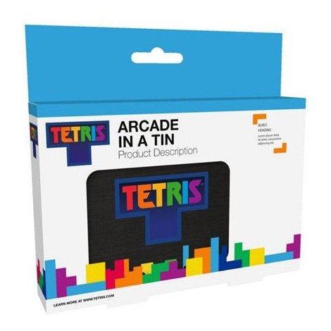 Retrogaming Mini Consola Tetris numa lata