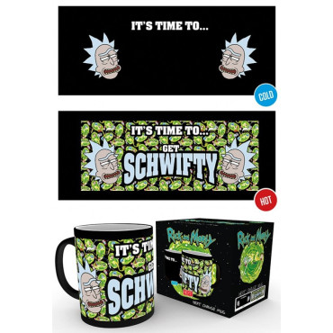 Caneca térmica Rick and Morty Get Schwifty