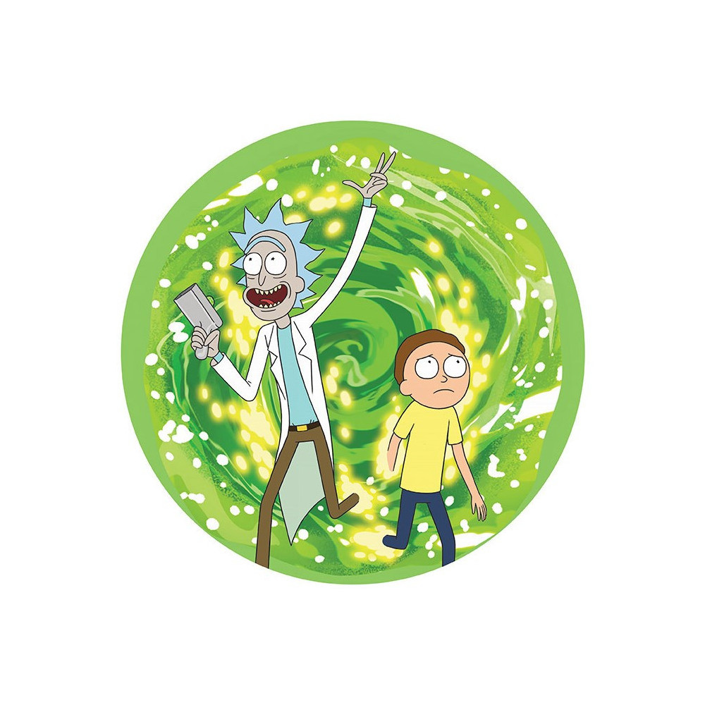 Tapete de rato flexível Rick and Morty Portal