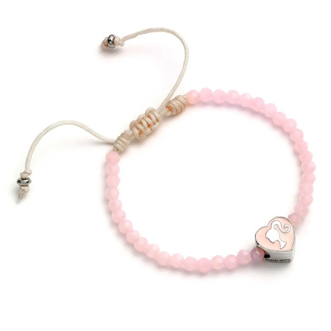 Pulseira de pérolas cor-de-rosa Barbie