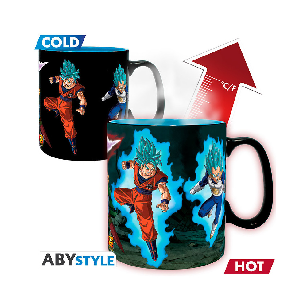 Caneca térmica Saiyans vs Preto 460ml Dragon Ball