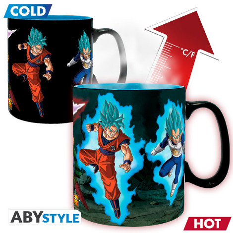 Caneca térmica Saiyans vs Preto 460ml Dragon Ball