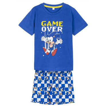 CALÇÕES DE PIJAMA SONIC DE CAMISOLA SIMPLES