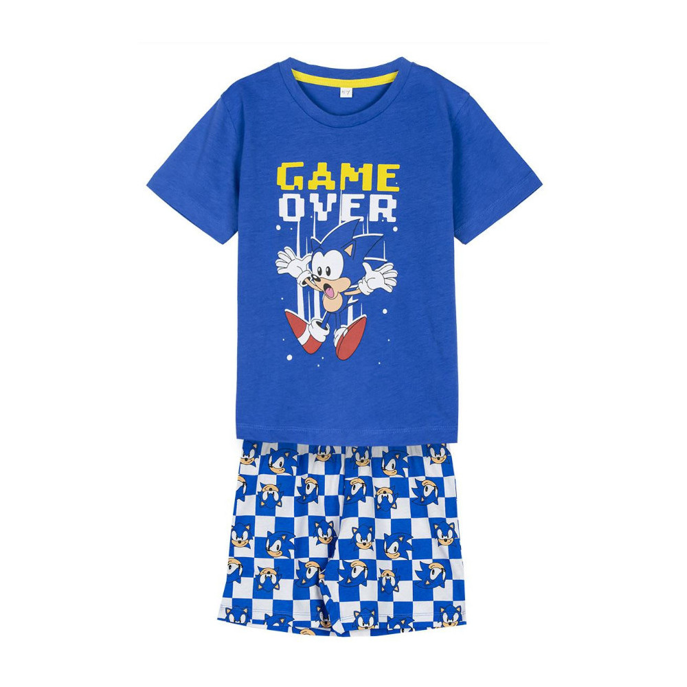 CALÇÕES DE PIJAMA SONIC DE CAMISOLA SIMPLES