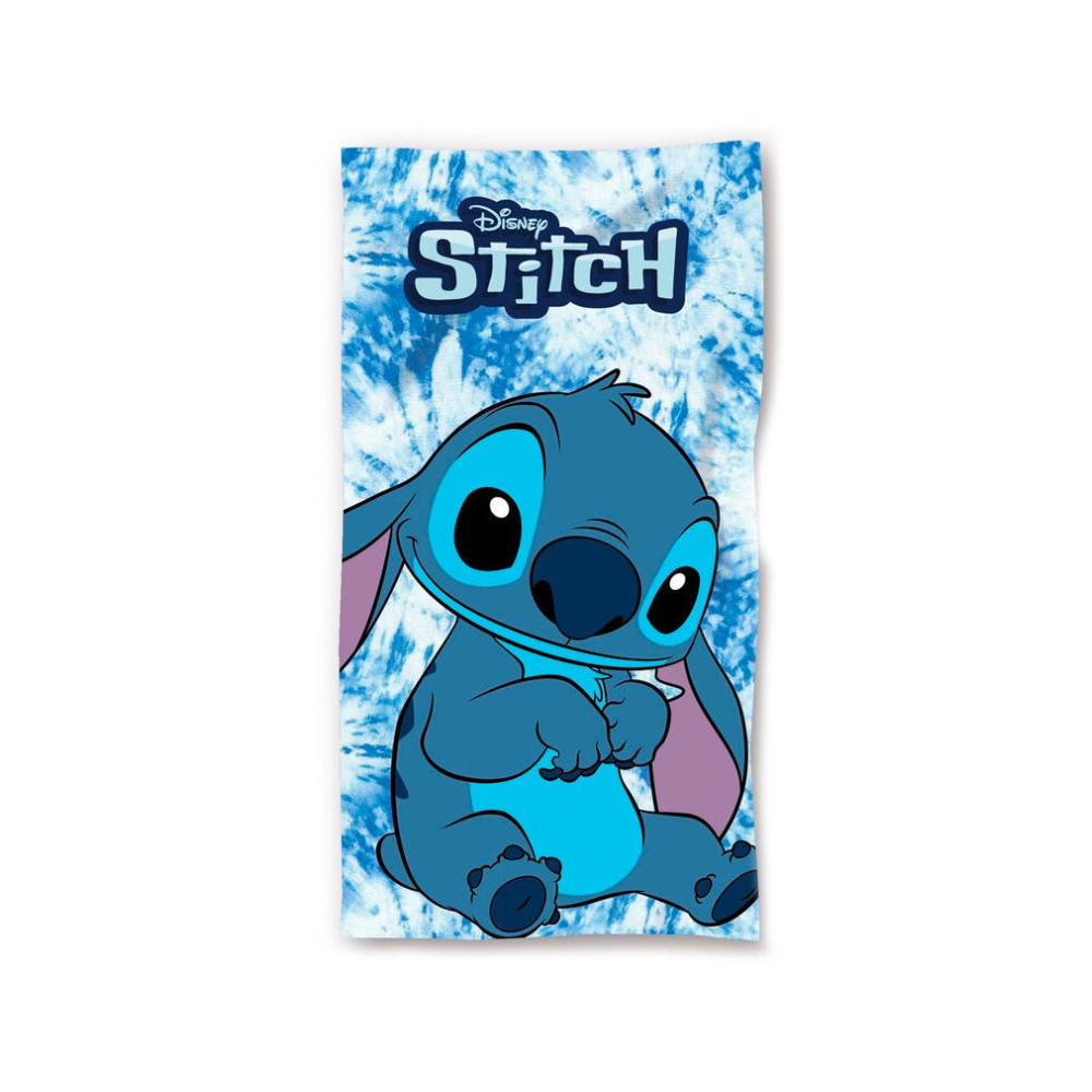 Stitch Toalha Tie Dye Disney azul