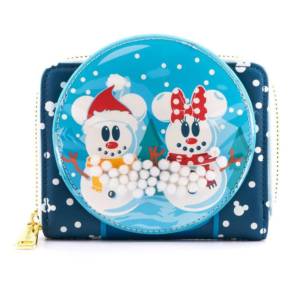 Loungefly Carteira Mickey & Minnie Snowball