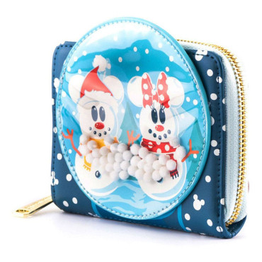 Loungefly Carteira Mickey & Minnie Snowball