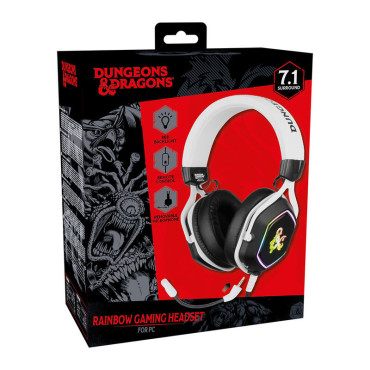 Auricular para jogos Dungeons & Dragons Rainbow