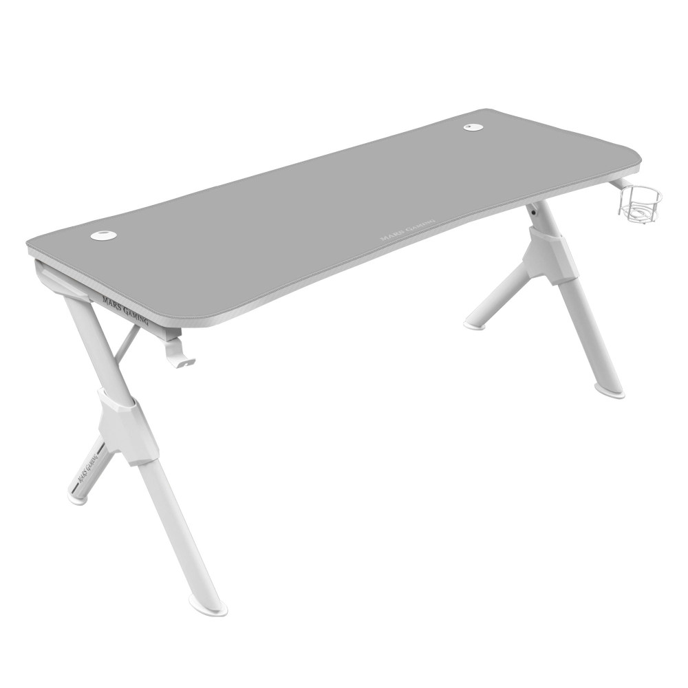 Desk Mars Gaming MGD140 Tapete de secretária total branco