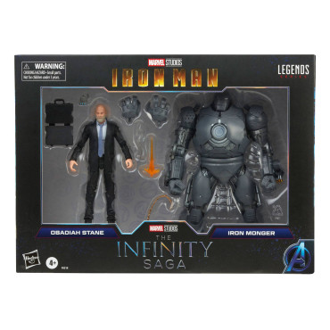 Obadiah Stane e figuras do Iron Monger Marvel