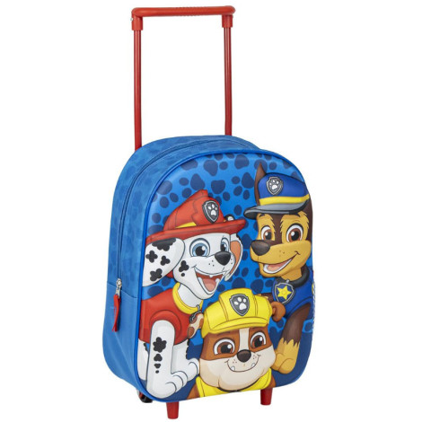 MOCHILA INFANTIL TROLLEY 3D PAW PATROL