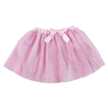 Conjunto de fita para a cabeça e tutu com brilhantes da Minnie