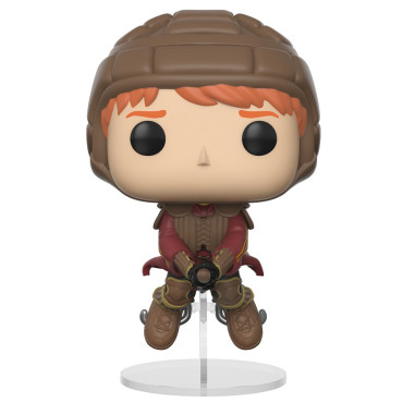 Funko Ron Pop com a vassoura de Quidditch do Harry Potter