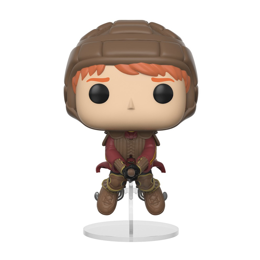 Funko Ron Pop com a vassoura de Quidditch do Harry Potter