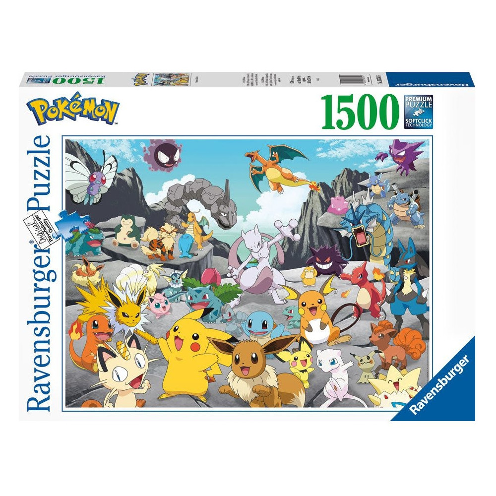 Puzzle Pokémon Classics 1500 peças