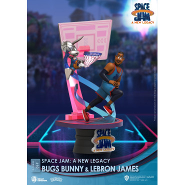 Dstage SpaceJam Figure Bugs Bunny e Lebron James