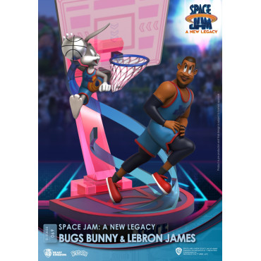 Dstage SpaceJam Figure Bugs Bunny e Lebron James