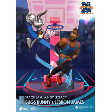 Dstage SpaceJam Figure Bugs Bunny e Lebron James