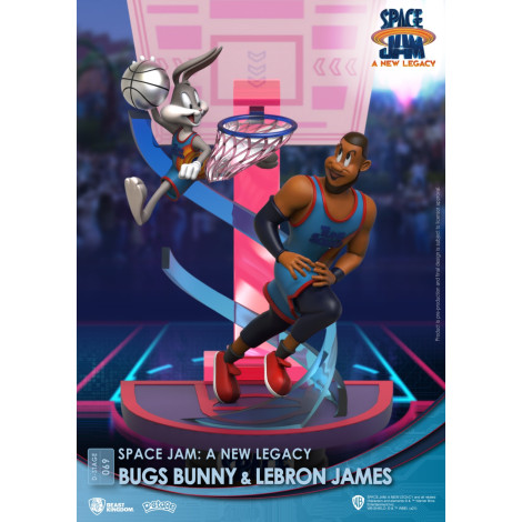 Dstage SpaceJam Figure Bugs Bunny e Lebron James