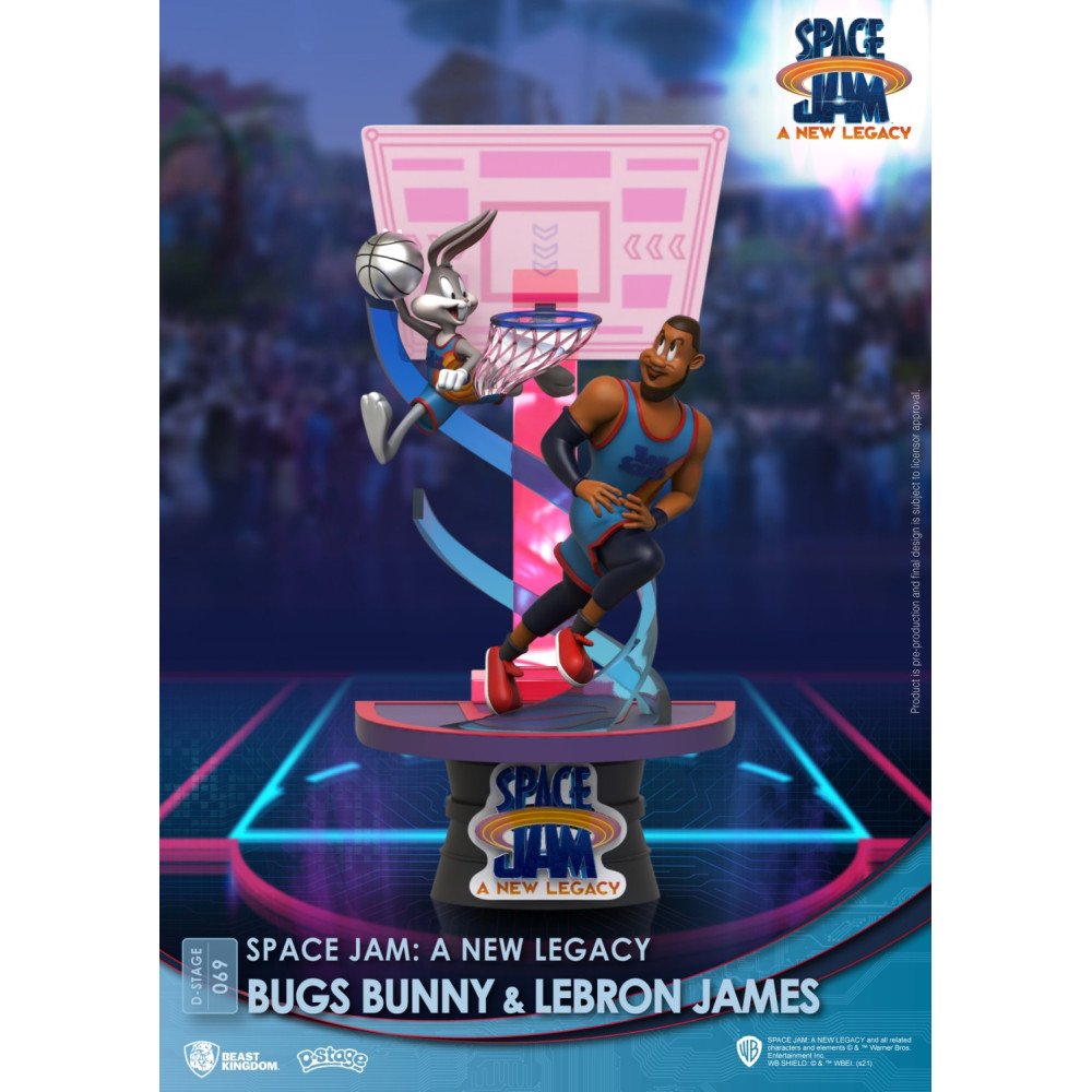 Dstage SpaceJam Figure Bugs Bunny e Lebron James