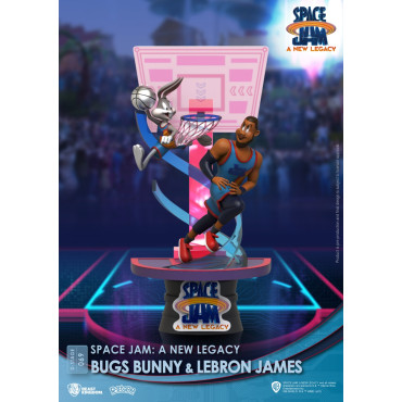 Dstage SpaceJam Figure Bugs Bunny e Lebron James