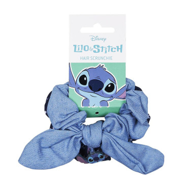 Fitas de cabelo de tecido com laço Stitch