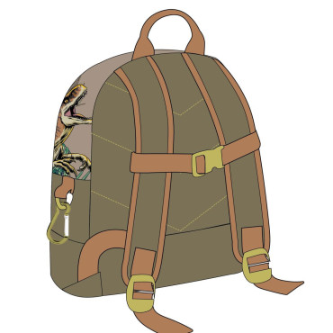 MOCHILA DE TREKKING JURASSIC PARK PARA CRIANÇAS