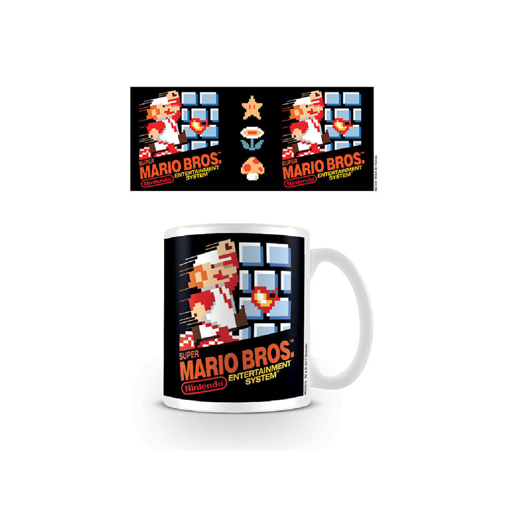 Caneca de pequeno-almoço Super Mario Nes Cover