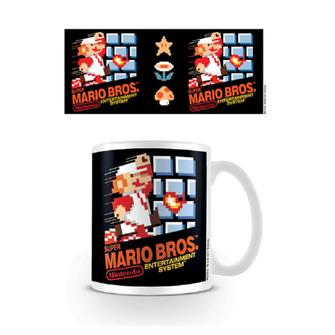 Caneca de pequeno-almoço Super Mario Nes Cover