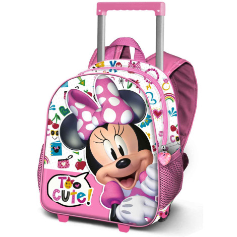 Mochila Trolley da Minnie Mouse para crianças cor-de-rosa