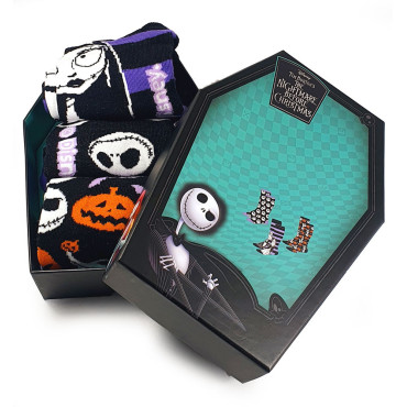 Conjunto de 3 meias Nightmare Before Christmas