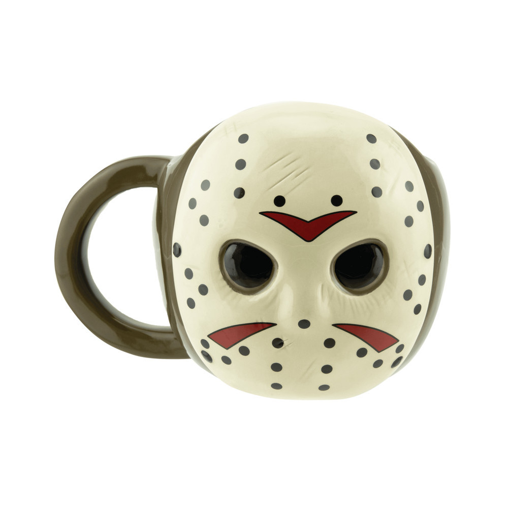 Chávena de pequeno-almoço em forma de máscara de Jason Friday The 13th