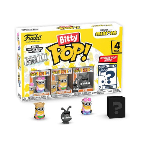 Funko Pop! Minions 4 Pack Young Gru