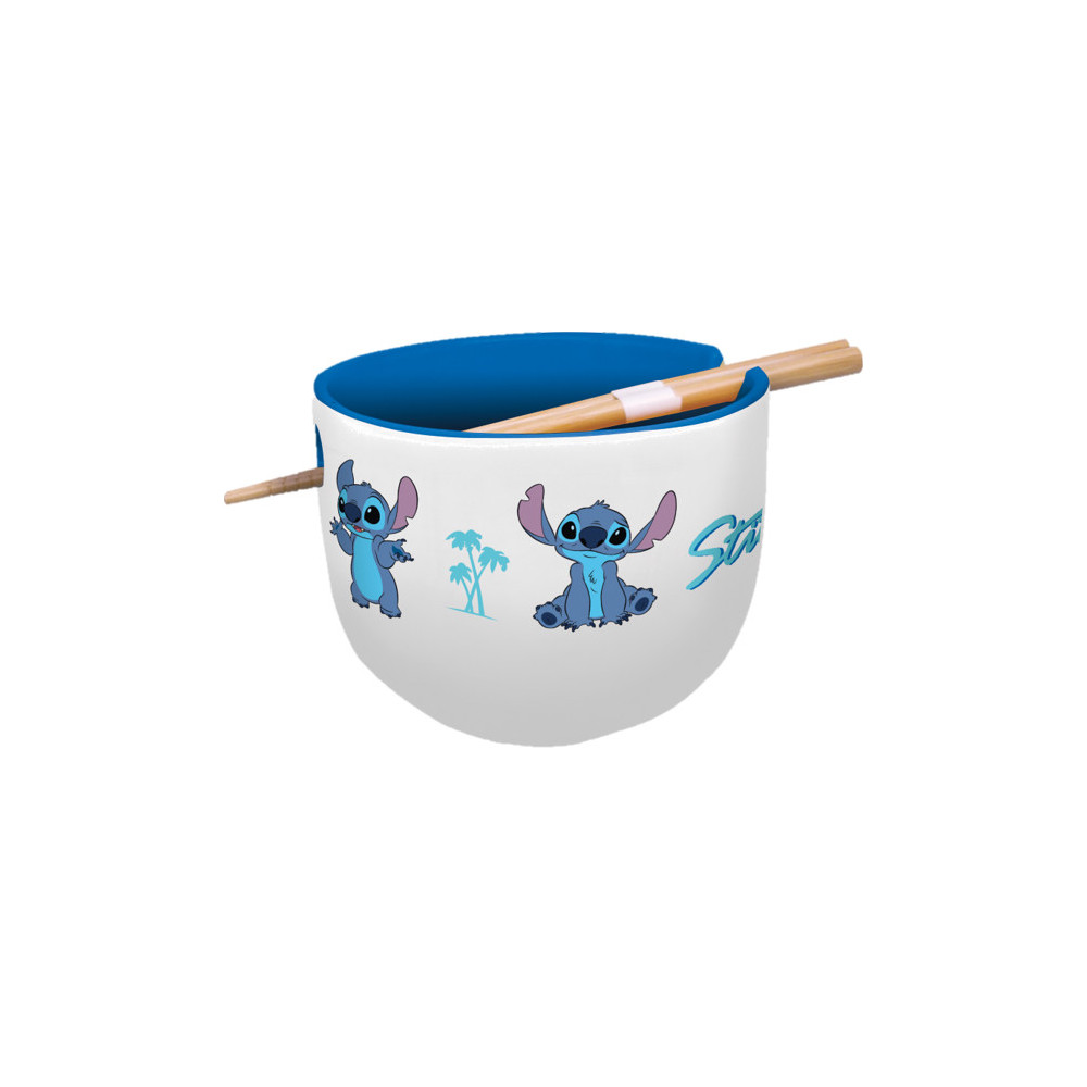 Stitch Tigela de Ramen com Pauzinhos Jovem