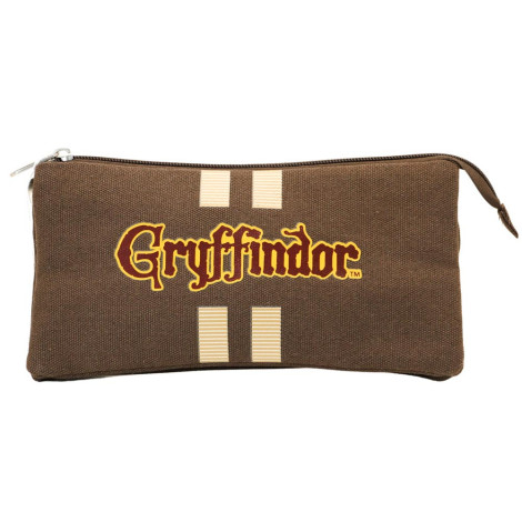 Bolsa para lápis Harry Potter Gryffindor castanha