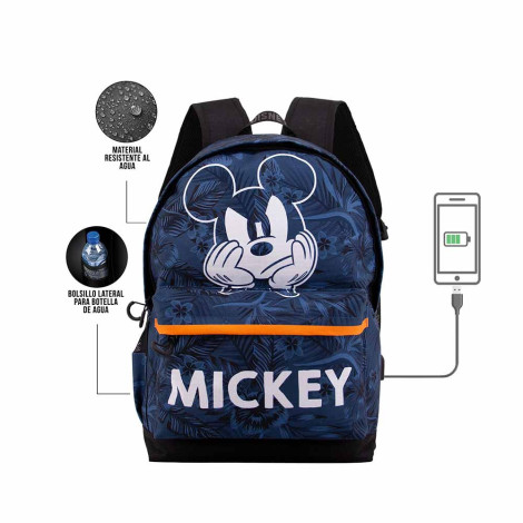 Mochila Mickey Mouse Azul escuro