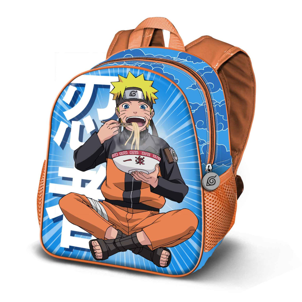 Mochila azul Naruto para o quarto das crianças