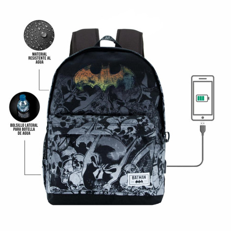 Mochila de banda desenhada Batman 