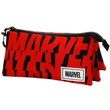 Estojo Tripla Marvel Logótipo