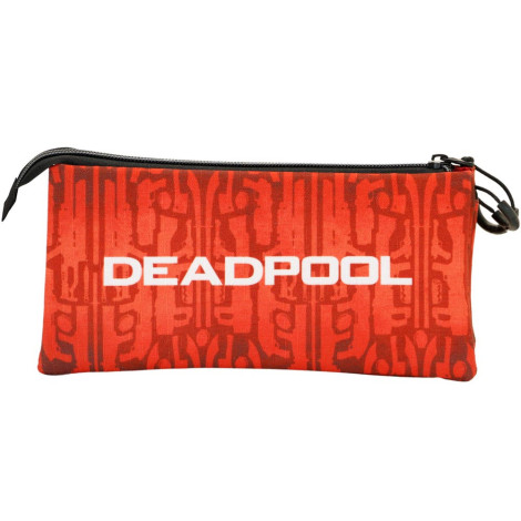 Estojo para lápis com olhos do Deadpool