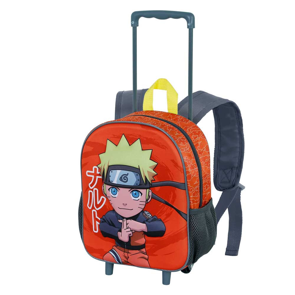 Mochila com rodas para crianças Naruto 