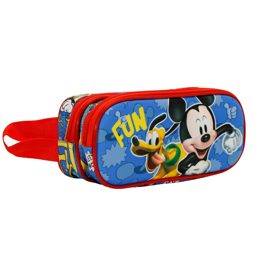 Estojo de lápis Pluto Fun e Pluto Fun Mickey Mouse 